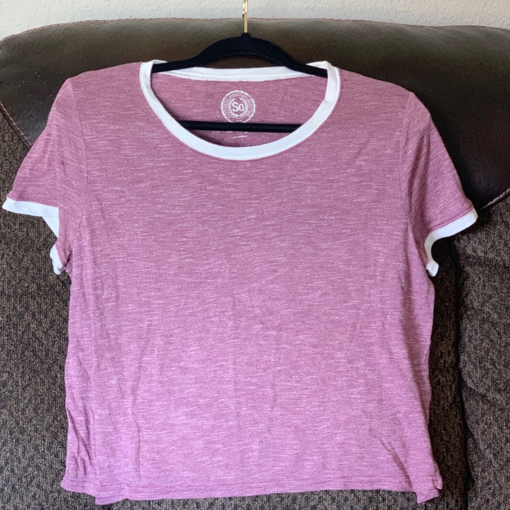 3/$10 Juniors’ SO cropped tee